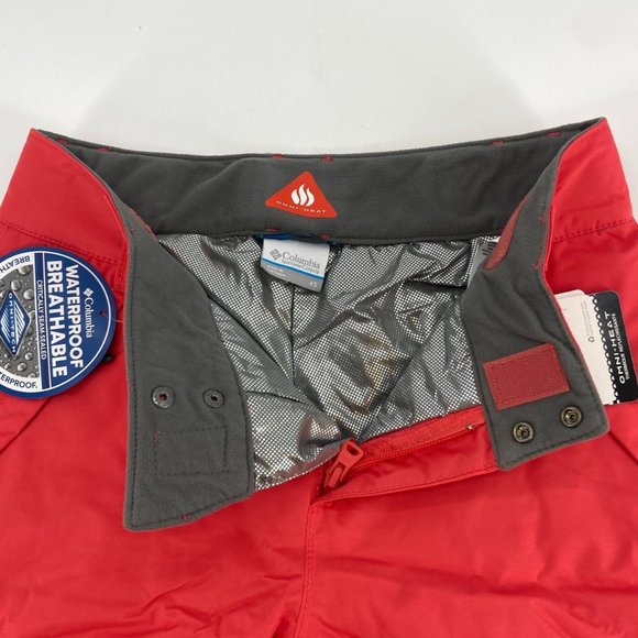 Columbia Arctic Trip Omni Heat Women's XS Red Waterproof Winter Snow Ski Pants - Picture 7 of 14